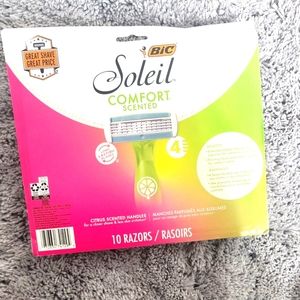 Bic soleil comfort scented razors 10 pack.
